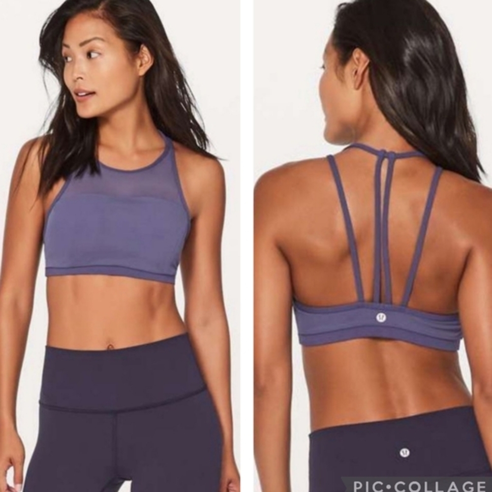 lululemon athletica Blue Strappy Sports Bra